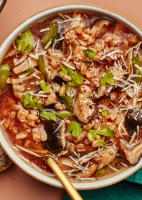 Mushroom-Farro Soup Recipe - Bon Appétit image