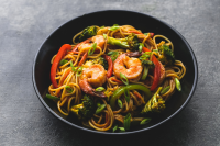 Best Shrimp 'n Broccoli Lo Mein Recipe-How To ... - Delish image