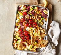 Greek feta traybake recipe - BBC Good Food image