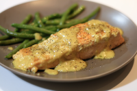 Pan-Fried Salmon in Curry Cream Sauce Recipe | Allrecipes image