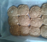 Gooey white chocolate cookies - BBC Good Food image