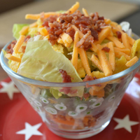 Layered Pea Salad Recipe | Allrecipes image