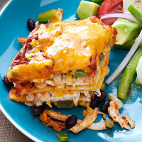 Stacked Enchilada Recipe: How to Make It - Taste of Home image