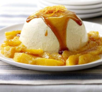 Vanilla panna cotta with caramelised orange recipe | B… image