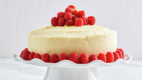Lemon-Raspberry Cake Recipe - BettyCrocker.com image