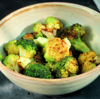Air Fryer Roasted Broccoli and Cauliflower Recipe | Allrecipes image