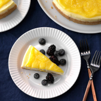 Lemon Curd Cheesecake Recipe: How to Make It image
