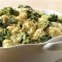 Cheesy Chicken-Broccoli-Cauliflower Casserole Recipe ... image