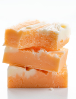 Orange Creamsicle Fudge - i am baker image