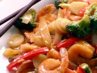 Shrimp with Garlic Sauce Recipe | Brian Boitano | Food Network image