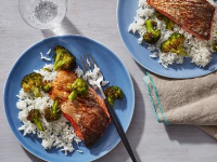 Ginger and Soy Salmon Fillets with Broccoli Recipe | Food ... image