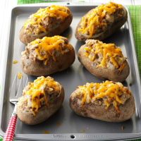 Beef-Stuffed Potatoes Recipe: How to Make It image
