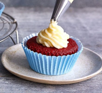 Red velvet cupcakes recipe - BBC Good Food image