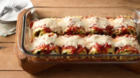 Make-Ahead Meat-Lovers' Lasagna Roll-Ups - BettyCrock… image