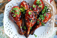 Sweet ‘n Sticky Baked Chicken Drumsticks – The Comfort of ... image