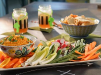 Roasted Carrot Hummus Recipe | Valerie Bertinelli | Food ... image