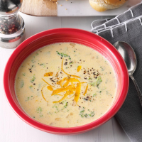 Slow-Cooker Cheesy Broccoli Soup Recipe: How to Make It image
