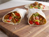 Taco Chicken Caesar Salad Wraps Recipe | Ree Drummon… image