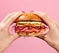 Vegetarian burger recipes - BBC Good Food image