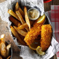 Air-Fryer Fish and Chips Recipe: How to Make It image
