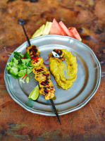 Chicken satay recipe | Jamie Oliver recipes image