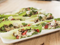 Southwest Beef Lettuce Wraps Recipe | Ree Drummond | Food ... image