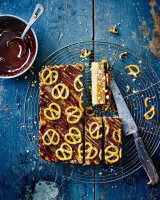 Edd Kimber's pecan and pretzel salted caramel bars recipe ... image