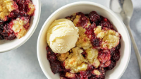 Peach Crumble Dessert Recipe: How to Make It image