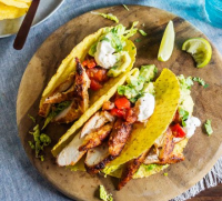 Lighter chicken tacos recipe | BBC Good Food image