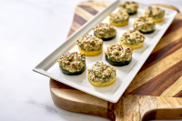 Best Spinach Artichoke Zucchini Bites Recipe - How t… image