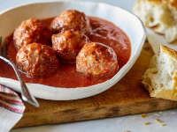 Meatballs with Tomato Sauce Recipe - Food Network image