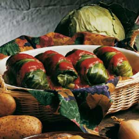 Beef Stuffed Cabbage Rolls Recipe: How to Make It image
