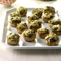 Spinach-Artichoke Stuffed Mushrooms Recipe: How to Ma… image