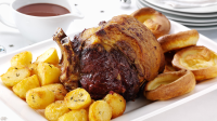Roast beef with Yorkshire puddings recipe - BBC Food image