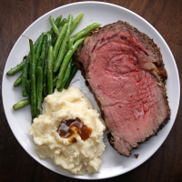 Prime Rib With Garlic Herb Butter Recipe by Tasty image