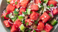Watermelon Salad with Feta and Mint Recipe - Delish image