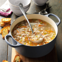 Turkey Soup Recipe: How to Make It - Taste of Home image
