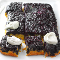 Blueberry-Lemon Upside-Down Cake Recipe: How to Make It image