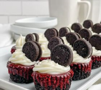 Red Velvet Mini Cheesecake Bites | Foodtalk image