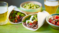 Beef burritos recipe - BBC Food image