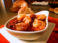 Shrimp and Chorizo in Garlic Sauce Recipe - Food Network image