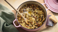 Baked mushroom risotto recipe - BBC Food image
