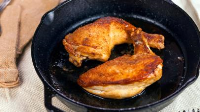 Cast-Iron Skillet Chicken Recipe | Kevin Gillespie - Food Network image