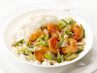 Shrimp and Cabbage Stir-Fry Recipe - Food Network image