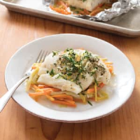 Cod Baked in Foil with Leeks and Carrots | America's Test ... image