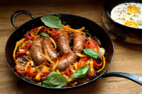 Sausage With Peppers and Onions Recipe - NYT Cooking image
