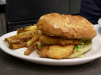 Cod Sandwich Recipe | Robert Irvine | Food Network image