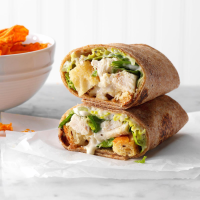 Chicken Caesar Wraps Recipe: How to Make It image