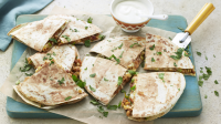 Easy vegetarian quesadilla recipe - BBC Food image