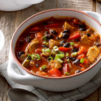 Chicken Chili with Black Beans Recipe: How to Make It image
